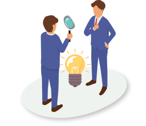 コミュニケーションをとる二人